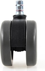 thumbnail of 5x Hartbodenrollen ROLO 11mm / 65mm Büro-Stuhl-Rollen No-Noise (5er Pack) hjh OFFICE