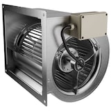 thumbnail of DARE - Ventilatore centrifugo 7/7 per cappe da cucina , 1800 m3/h, Dim: cm 32x32x35H, con griglie di Protezione, con flangia, motore  AC monofase