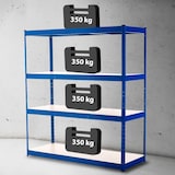 thumbnail of Scaffale Zincato Professionale 160x60x180 blu