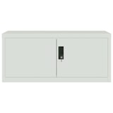 thumbnail of vidaXL Aktenschrank Hellgrau 90x40x110 cm Stahl