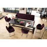 thumbnail of KAWOLA Esszimmerbank CHARME Velvet purple 166cm