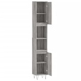 thumbnail of vidaXL Badschrank Grau Sonoma 30x30x190 cm Holzwerkstoff