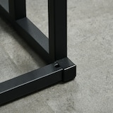 thumbnail of Toalheiro de Pé de 3 Níveis em Forma de Escada com 3 Barras de Bambu e Estrutura de Aço 45x22,5x86 cm Preto e Natural