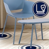 thumbnail of Sitzgruppe Velvena blau/2 Stühle