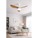 thumbnail of Dupi Ventilador de Techo PRO AIR | Motor DC Silencioso | 6 Velocidades | Luz LED Dimmable 3000–6000K | Temporizador | Ø 80 cm | Blanco / Haya