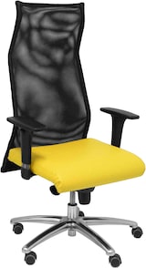 thumbnail of Cadeirão Sahuco amarelo couro sintético