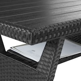 thumbnail of tectake Conjunto de ratán Catania  Negro