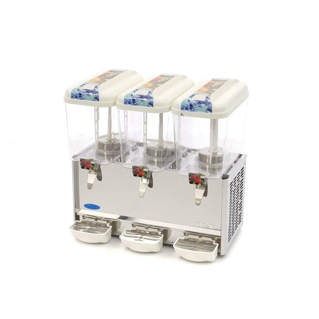 Dispensatore di Bevande - 3 x 18L - Elettrico - Meccanismo di Agitazione