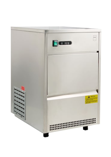 METRO Professional Máquina para cubitos de hielo dedal GIM1026B, acero inoxidable, 42 x 51.4 x 65.5 cm, 170 W, 26 kg / 24 h