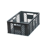 thumbnail of 6 Stück Bäckerkisten 600 x 400 x 230 mm + 1 Transportroller in Grau