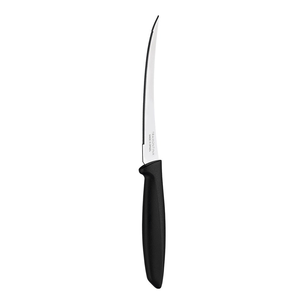 TRAMONTINA - Cuchillo Para Tomates 5" Plenus Negro Tramontina