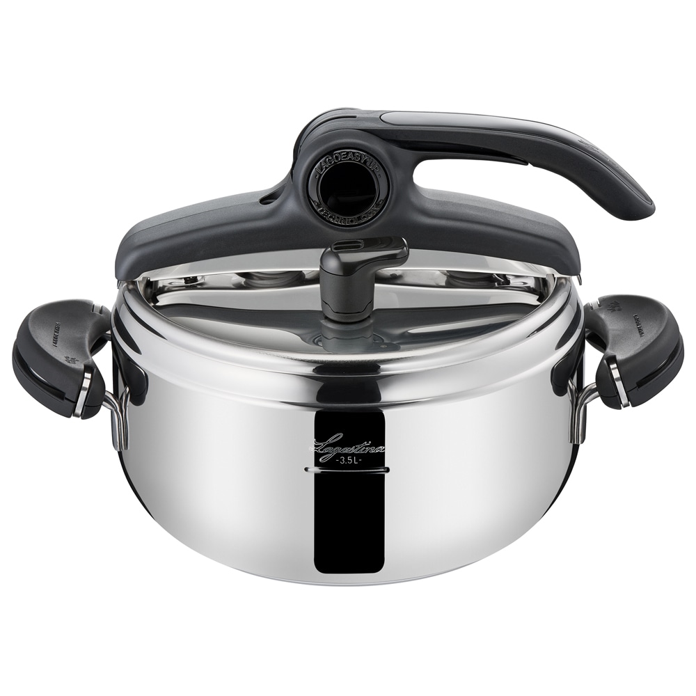 Autocuiseur  Mia LagoEasy'Up 3,5L -  350.00 cl Argent / Métallique Autre forme Acier Inoxydable (inox  Lagostina 34.00x23.00 cm