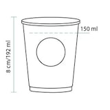 thumbnail of MONOUSO - Bio Kaffeebecher to go Vending und PLA 6 Oz/192ml Ø7,0cm (3.000 Stück)