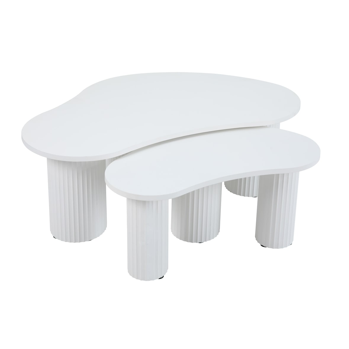 Witte melamine salontafel