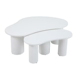 thumbnail of Witte melamine salontafel