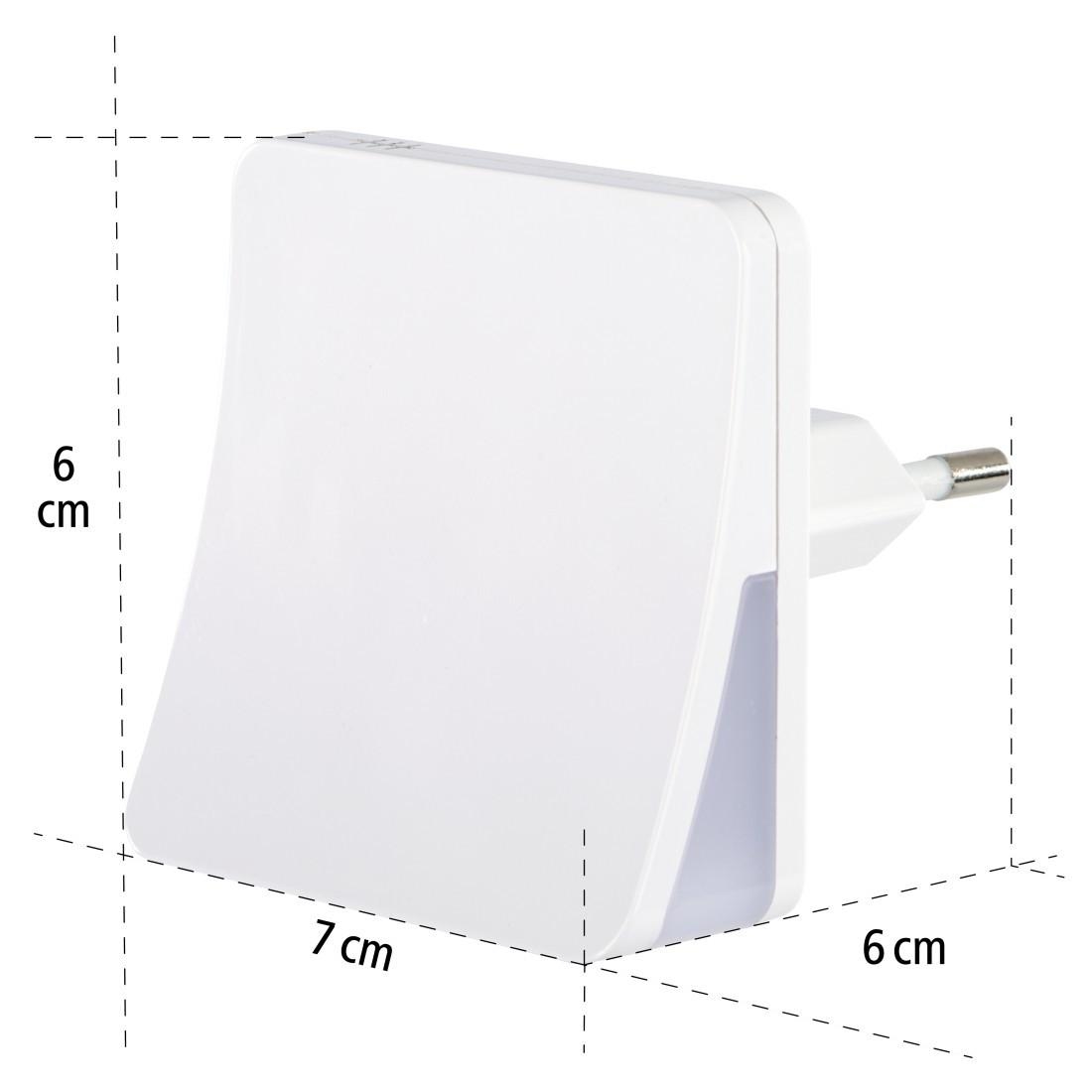 Hama LED Nachtlicht DayNight Sensor für Steckdose, warmes