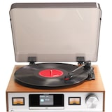 thumbnail of Denver MRD-52LW Light Wood – Retro Musikcenter mit DAB+, Bluetooth, VU-Metern & Plattenspieler