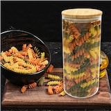 thumbnail of Set de 4 boîtes de conservation en verre avec couvercle en Bambou Fackelmann Nature
