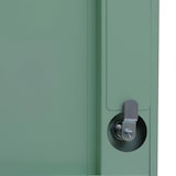 thumbnail of Décoshop26 - Taquilla con 3 puertas con cerradura 90x38x45 cm chapa de acero laminada en frío de 0,5 mm verde menta 04_0008941