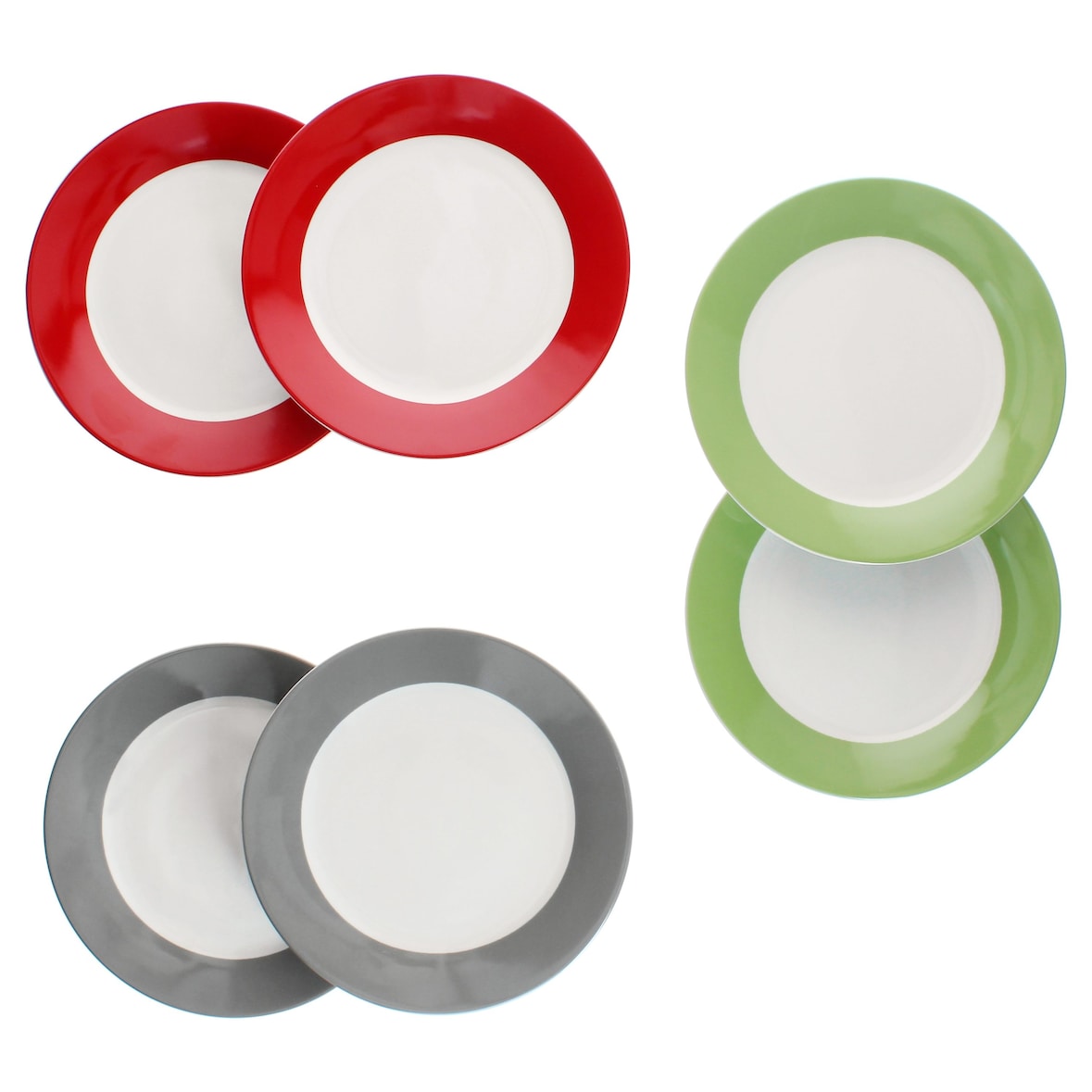 MamboCat 6er Set Variant Trio Kuchenteller Ø 20,5 cm