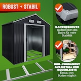 thumbnail of GARDEBRUK® XL Gerätehaus mit Fundament Kantenschutz