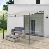 thumbnail of BS COM Pergola da Giardino addossata 3x4 in acciaio poliestere 300x400x230 cm Antracite