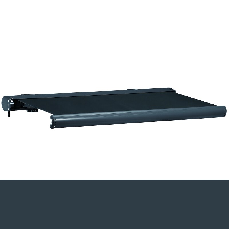 Vollkassettenmarkise Sunray 4 m in anthrazit/grau Markise mit Motor von jet-Line
