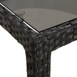 thumbnail of vidaXL 5-tlg. Garten-Essgruppe mit Kissen Schwarz Poly Rattan