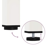 thumbnail of vidaXL Eettafel Wit 110 x 110 x 75 cm Massief grenenhout