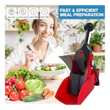 thumbnail of Meridiana Ok Chef, Mandolina XL rossa, regolabile, per taglio a fette e julienne, qualità professionale