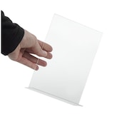 thumbnail of Olympia Tischaufsteller Acryl T-Form A5