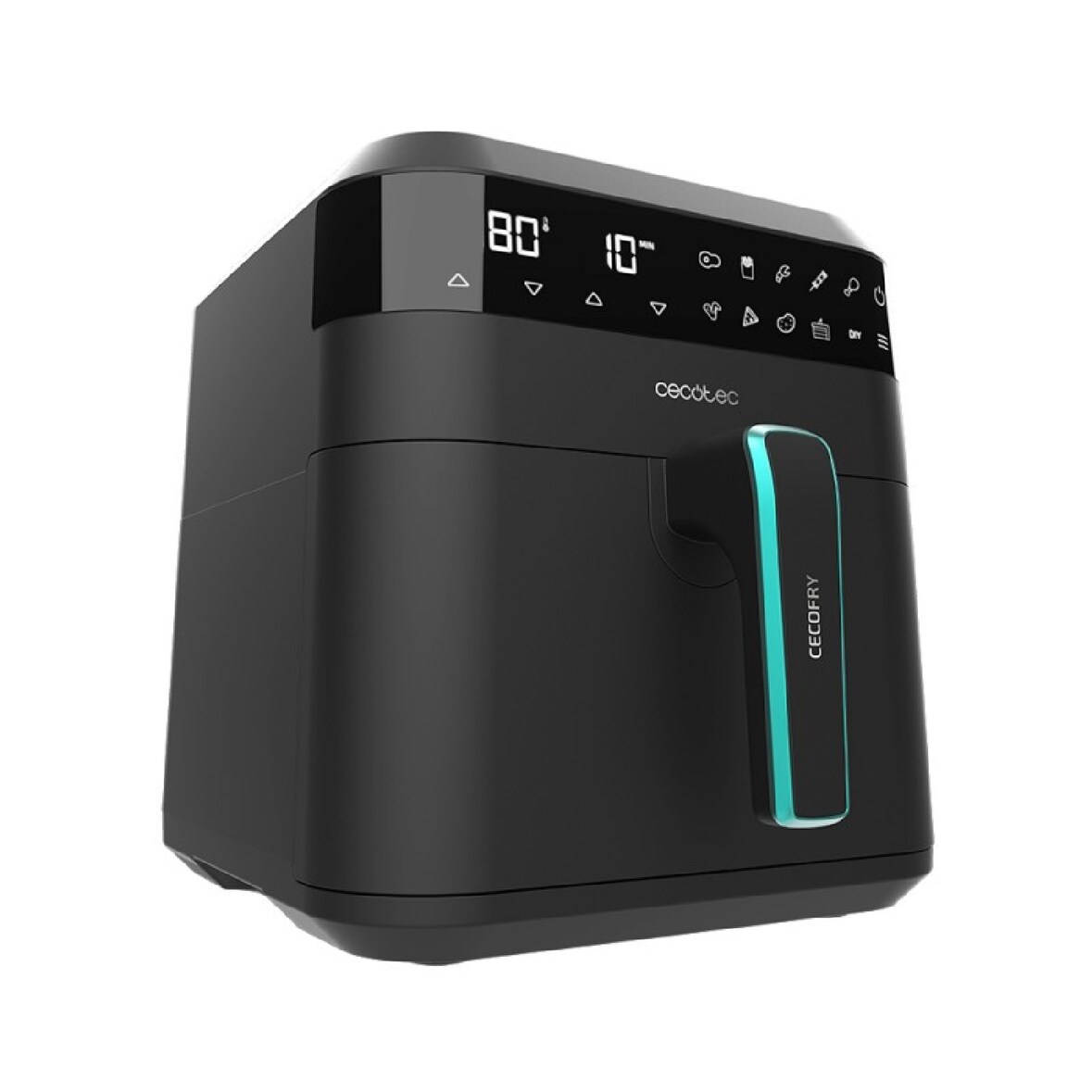 Cecotec Freidora sin Aceite 6 L de Aire Cecofry Experience 6000. 1700 W, tecnología PerfectCook, Negro
