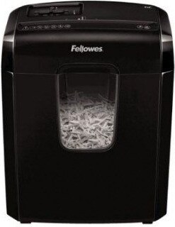 Destructora Fellowes 6C/ Corte En Partículas De 4 X 35Mm/ Negra