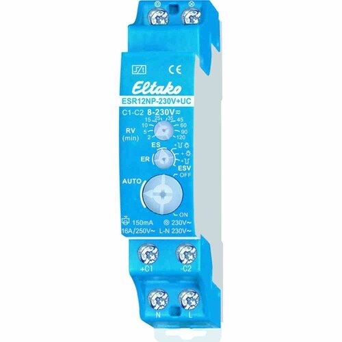 Stromstoßschalter, 230VAC, 16A, 250V, DIN-Schiene, T58mm, elektronisch Schalter