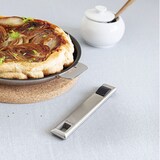 thumbnail of Poignée plate amovible en inox brossé bouton silicone