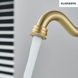 thumbnail of JULIAN | Torneira de banheiro alta vintage premium em ouro escovado | misturadora retrô de aço inox para pia independente - com torneira gastronomia