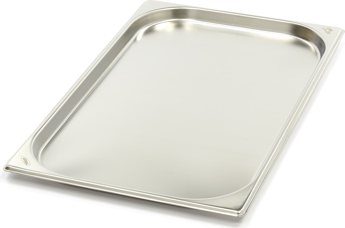 Maxima Récipient gastronorm - 1/1 GN - profondeur 2 cm - acier inoxydable