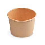 thumbnail of 800 Eisbecher 250 ml aus Papier mit PE-Beschichtung braun - Perfekt für Desserts