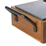 thumbnail of Naturschieferplatten Set Slate & Serve, 24 x 15 x 5,5 cm, 3 Schieferplatten und Brot- und Butterkorb, Akazienholz, Schiefer