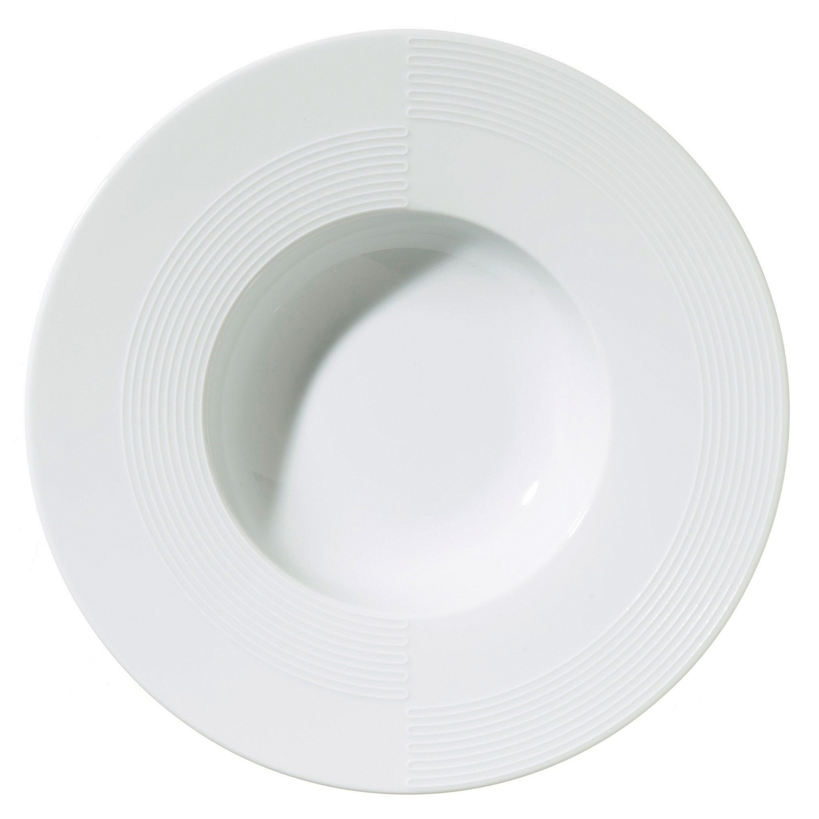 METRO Professional Prato para massas Rupat, porcelana, Ø 27 cm, branco