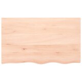 thumbnail of vidaXL Wandregal 100x60x2 cm Massivholz Eiche Unbehandelt