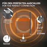 thumbnail of ML-Design Elektro-Badheizkörper 500x800 Anthrazit | 300W, Designheizkörper, Handtuchtrockner