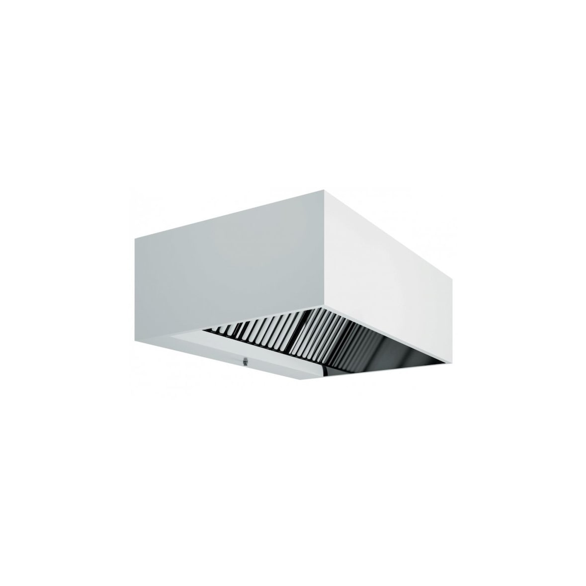 Campana Industrial Extractora Acero Inoxidable Mural Recta 1000x900x500mm