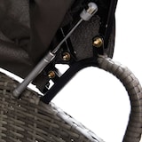 thumbnail of vidaXL Outdoor-Sonneninsel mit Dach Poly Rattan Grau