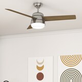 thumbnail of Deckenventilator Finley L Nickel mit Licht & Fernbedienung 132