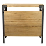 thumbnail of Mostrador Bristol 110x40x108cm en madera maciza de pino acabado vintage estilo industrial