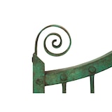 thumbnail of Biscottini Eingangstore 115x6x115 cm - Gartentor für den Außenbereich - Gartenzaun - Grünes Schmiedeeisentor