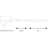 thumbnail of Paulmann SimpLED LED Strip Outdoor Basisset 3m  IP65 12W 200lm/m  3000K 18VA 78905