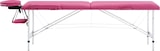 thumbnail of Helloshop26 - Klappbare zweiteilige Massageliege rosa Edelstahl 02_0001809