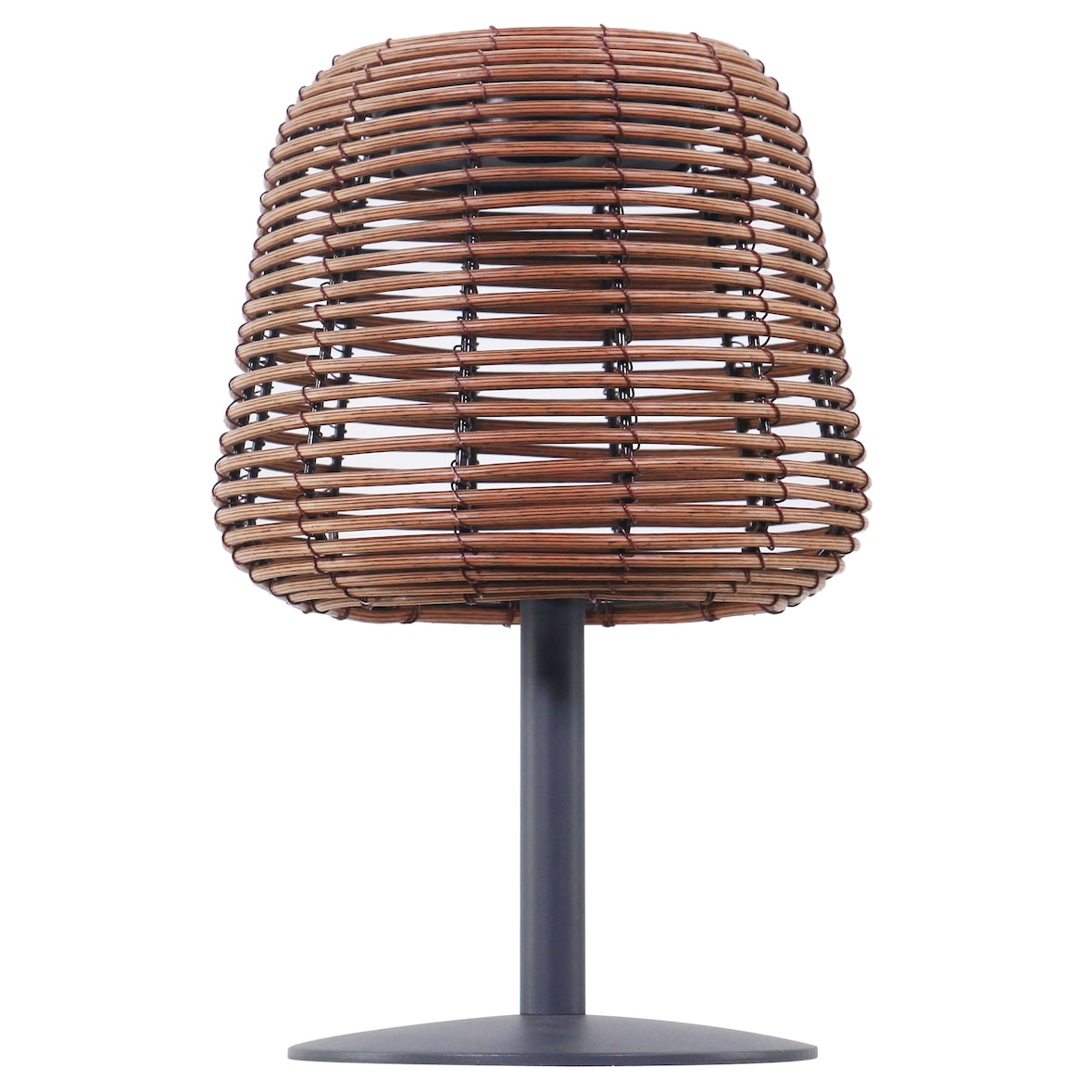 Lumisky Lampe de table solaire STANDY MINI BOHEME H25cm Polyrotin Marron
